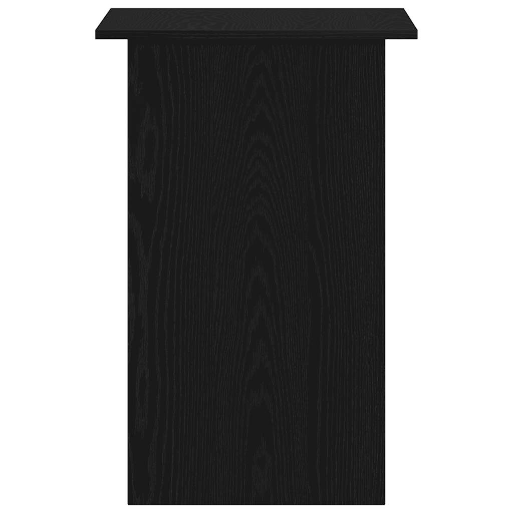 Scrivania Rovere Nero 90x50x74 cm in Legno Multistrato