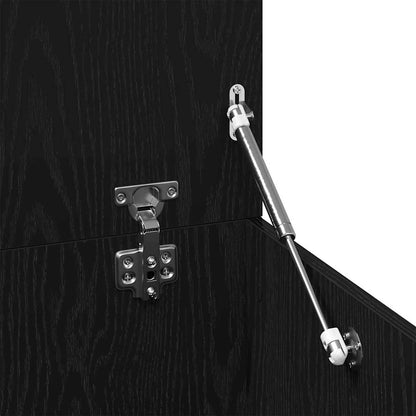 Tavolino da salotto Rovere Nero 150 x 50 x 35 cm