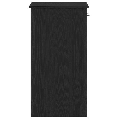 Scrivania Rovere Nero 80 x 40 x 75 cm Legno multistrato