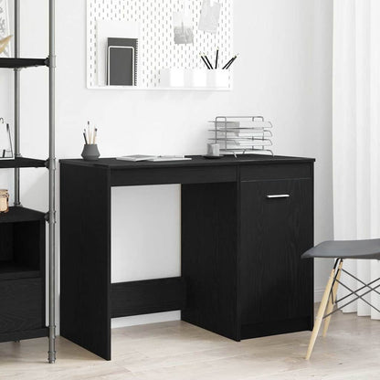Scrivania Rovere Nero 100 x 50 x 76 cm Legno multistrato