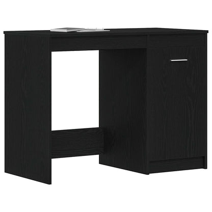Scrivania Rovere Nero 100 x 50 x 76 cm Legno multistrato