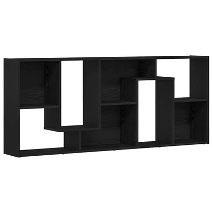 Libreria Rovere Nero 67x24x161 cm in Legno Multistrato | homemem39