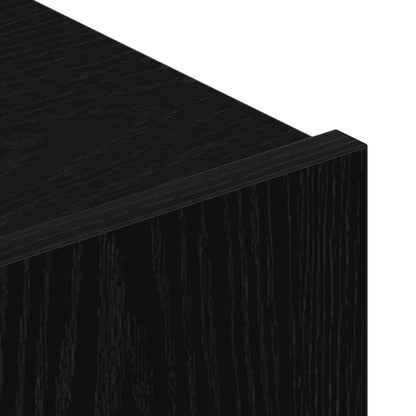 Mobile TV Rovere Nero 100 x 30 x 30 cm Legno multistrato