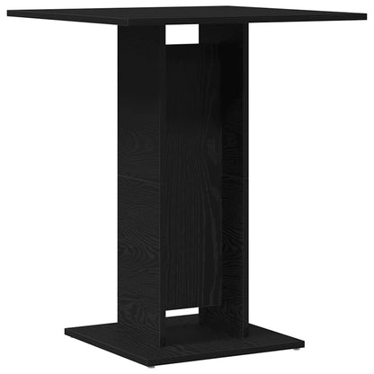 Tavolo da bistrot Rovere Nero 60x60x75 cm in Legno Multistrato | homemem39