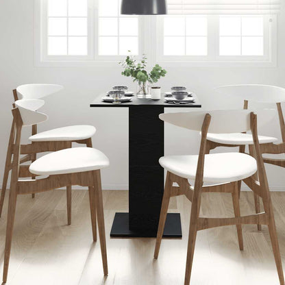 Tavolo da bistrot Rovere Nero 60x60x75 cm in Legno Multistrato | homemem39