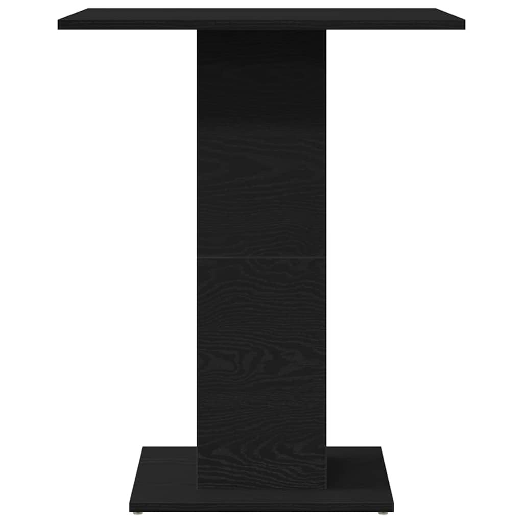 Tavolo da bistrot Rovere Nero 60x60x75 cm in Legno Multistrato