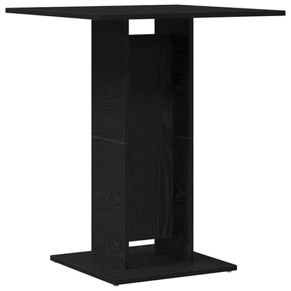 Tavolo da bistrot Rovere Nero 60x60x75 cm in Legno Multistrato | homemem39