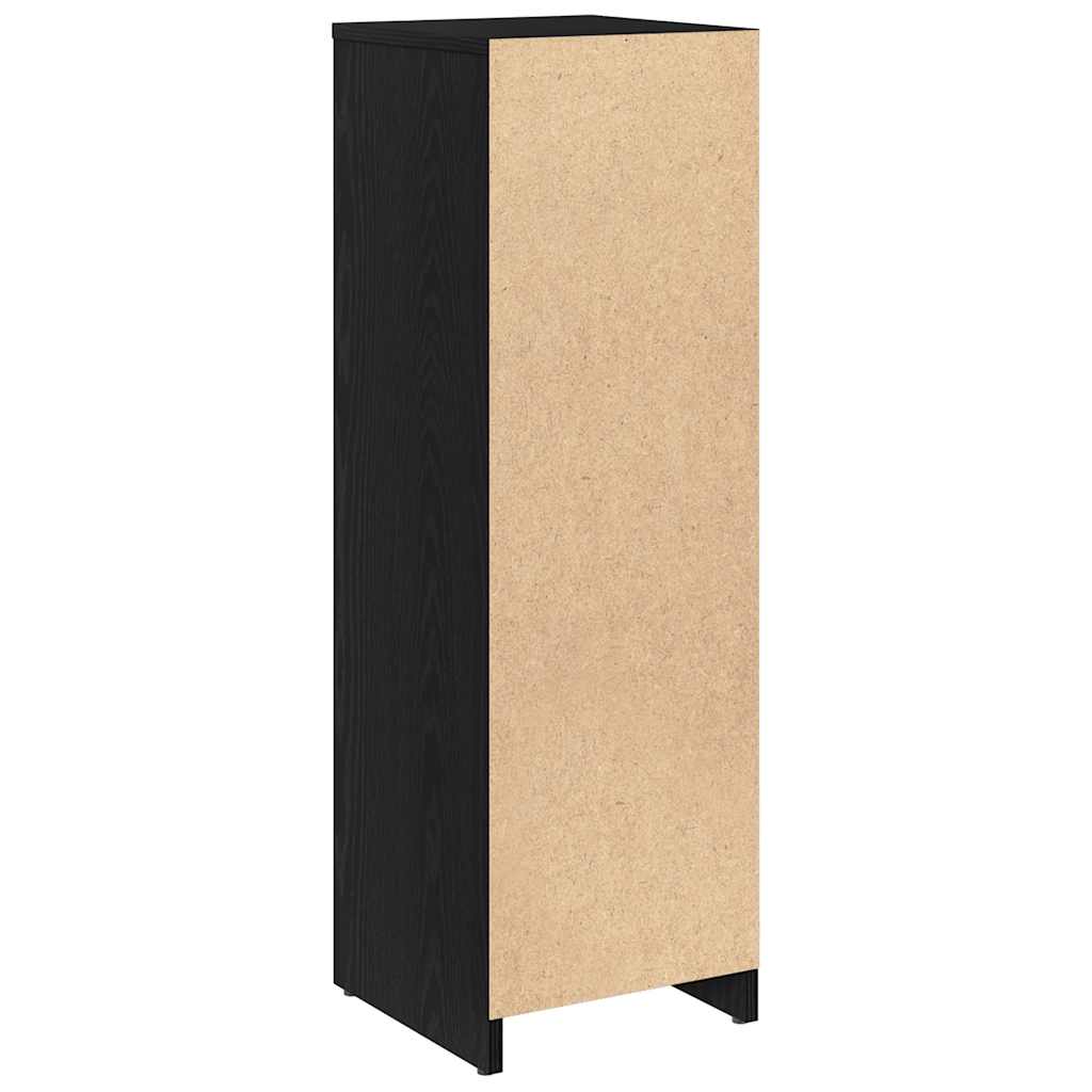 Mobiletto da bagno Rovere Nero 30x30x95 cm in Legno Multistrato | homemem39