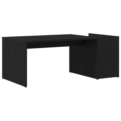 Tavolino da salotto Rovere Nero 90 x 45 x 35 cm