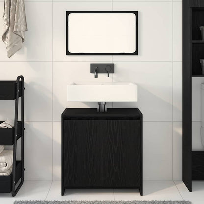 Mobile da Bagno Rovere Nero 60 x 33 x 60 cm | homemem39