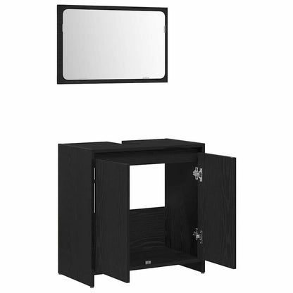 Mobile da Bagno Rovere Nero 60 x 33 x 60 cm | homemem39