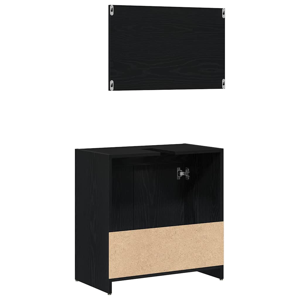 Mobile da Bagno Rovere Nero 60 x 33 x 60 cm | homemem39