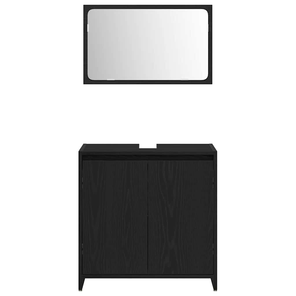 Mobile da Bagno Rovere Nero 60 x 33 x 60 cm | homemem39