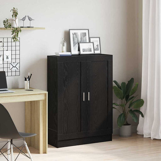 Armadio per Libri 3 livelli 82,5 x 30,5 x 115 cm Rovere Nero | homemem39