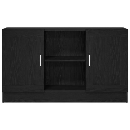 Credenza Rovere Nero 120 x 30,5 x 70 cm Legno multistrato