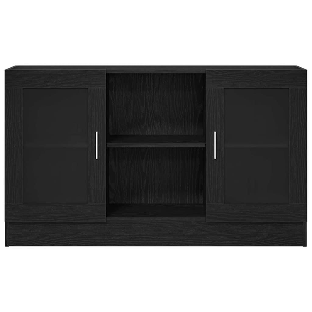 Credenza Rovere Nero 120 x 30,5 x 70 cm Legno multistrato