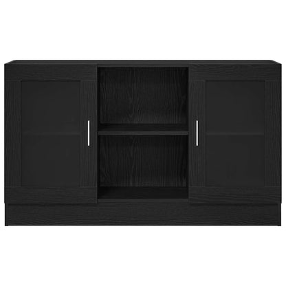 Credenza Rovere Nero 120 x 30,5 x 70 cm Legno multistrato