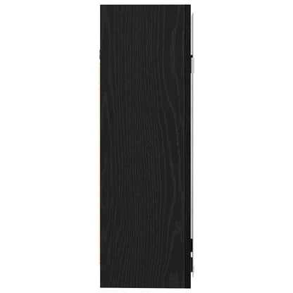 Mobiletto per specchio da bagno Rovere Nero 62,5 x 20,5 x 64 cm | homemem39