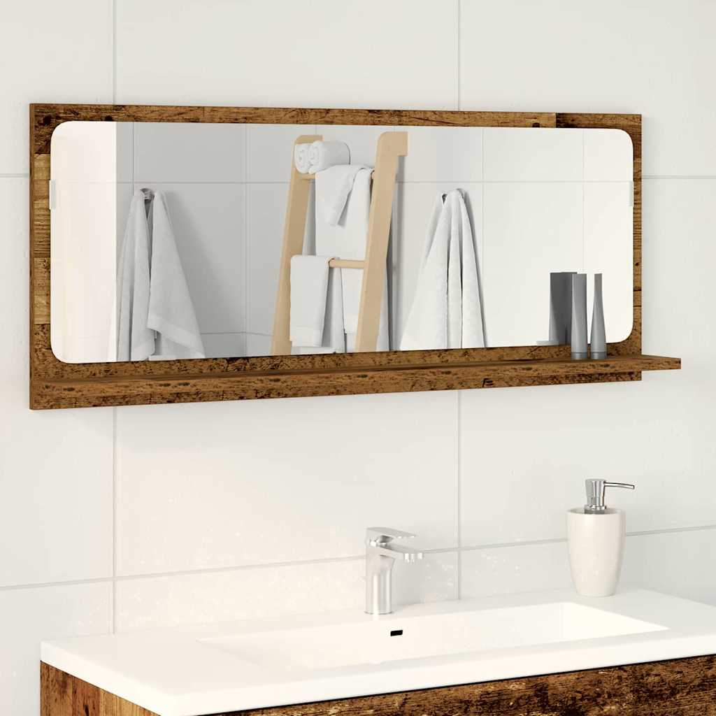 Mensola Specchio Legno vecchio 90 x 10,5 x 37 cm | homemem39