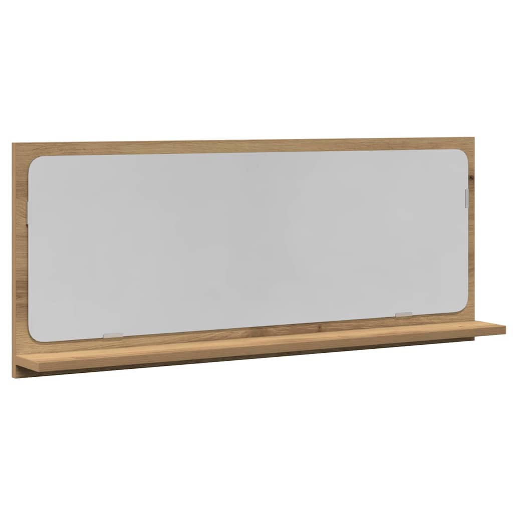 Mensola Specchio rovere artigianale 90 x 10,5 x 37 cm | homemem39