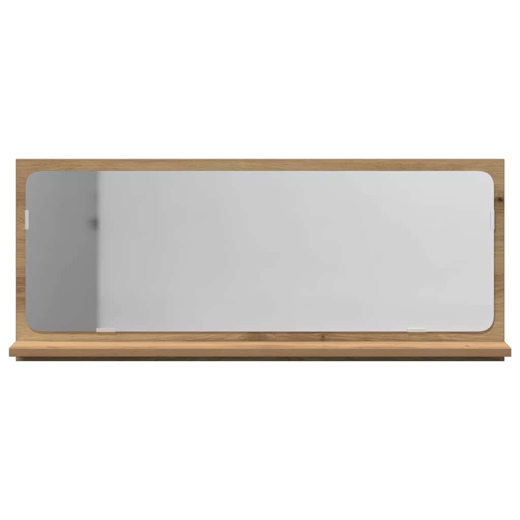Mensola Specchio rovere artigianale 90 x 10,5 x 37 cm | homemem39