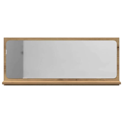 Mensola Specchio rovere artigianale 90 x 10,5 x 37 cm | homemem39