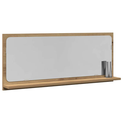 Mensola Specchio rovere artigianale 90 x 10,5 x 37 cm | homemem39