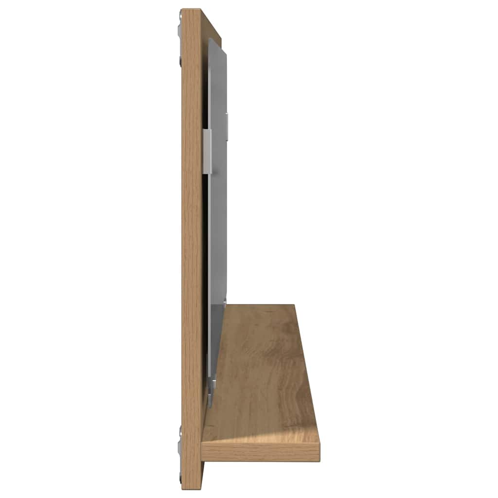 Mensola Specchio rovere artigianale 90 x 10,5 x 37 cm | homemem39