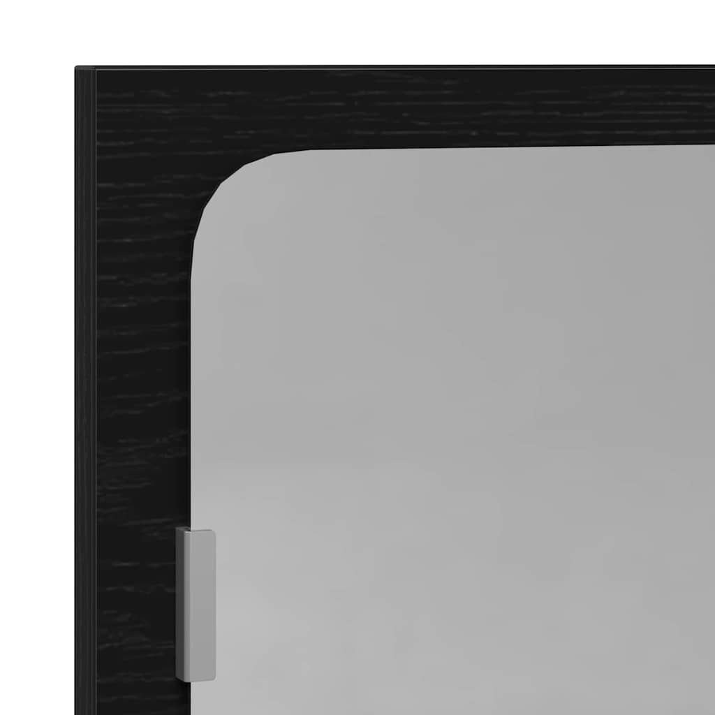 Mensola Specchio Rovere Nero 90 x 10,5 x 37 cm | homemem39