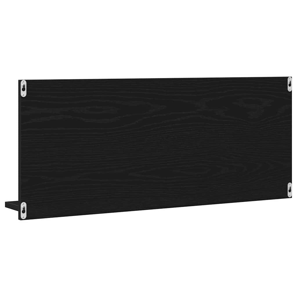 Mensola Specchio Rovere Nero 90 x 10,5 x 37 cm | homemem39