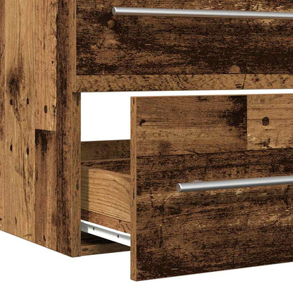 Mobile Lavabo Bagno Legno Antico 80x38,5x48cm Legno Multistrato | homemem39