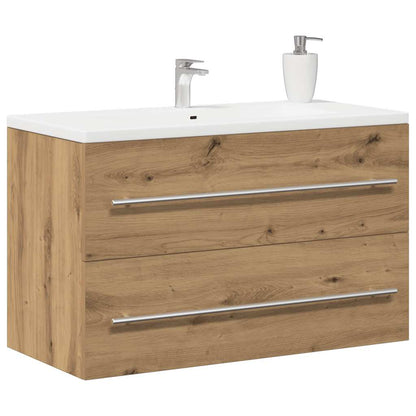 Mobile Lavabo Bagno Artigianale 80x38,5x48 cm Legno Multistrato