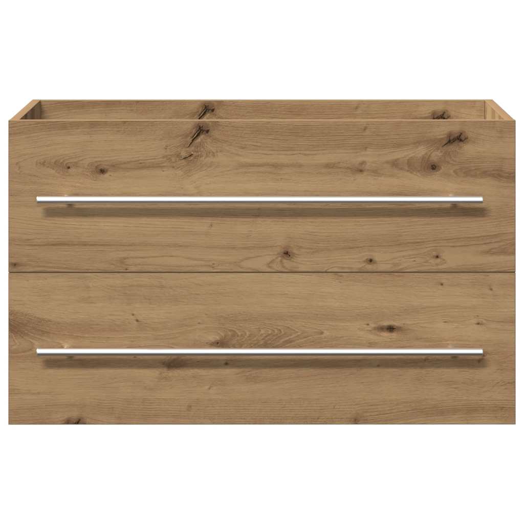 Mobile Lavabo Bagno Artigianale 80x38,5x48 cm Legno Multistrato