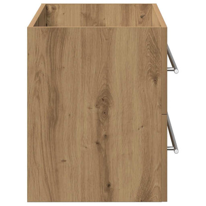 Mobile Lavabo Bagno Artigianale 80x38,5x48 cm Legno Multistrato | homemem39