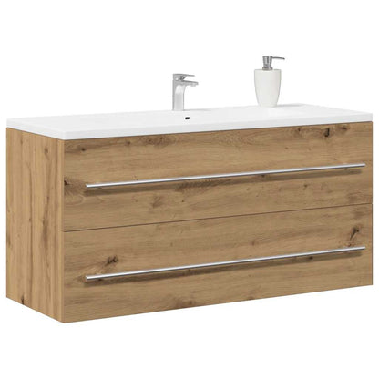 Mobile Lavabo Bagno Artigianale 100x38,5x48cm Legno Multistrato