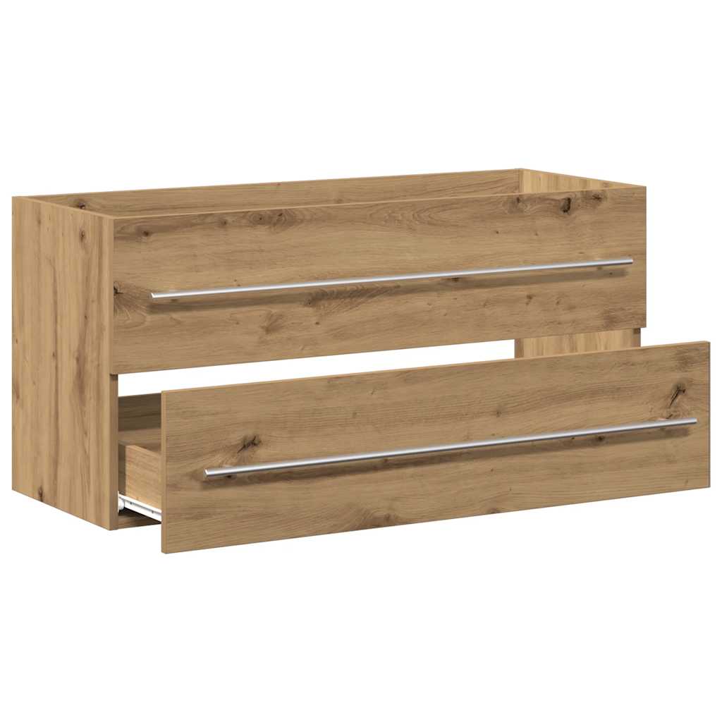 Mobile Lavabo Bagno Artigianale 100x38,5x48cm Legno Multistrato | homemem39