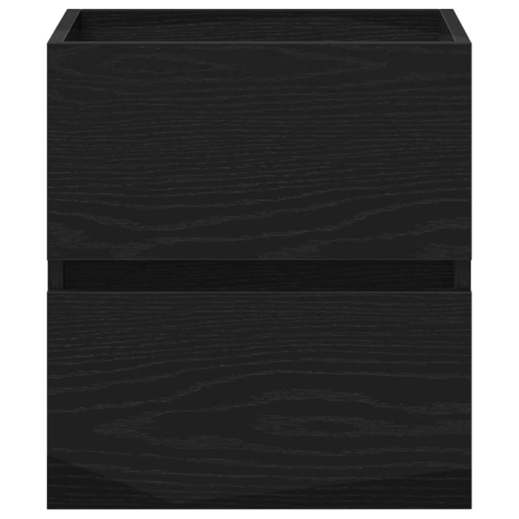 Mobile Lavabo Rovere Nero 41x38,5x45 cm in Legno Multistrato | homemem39
