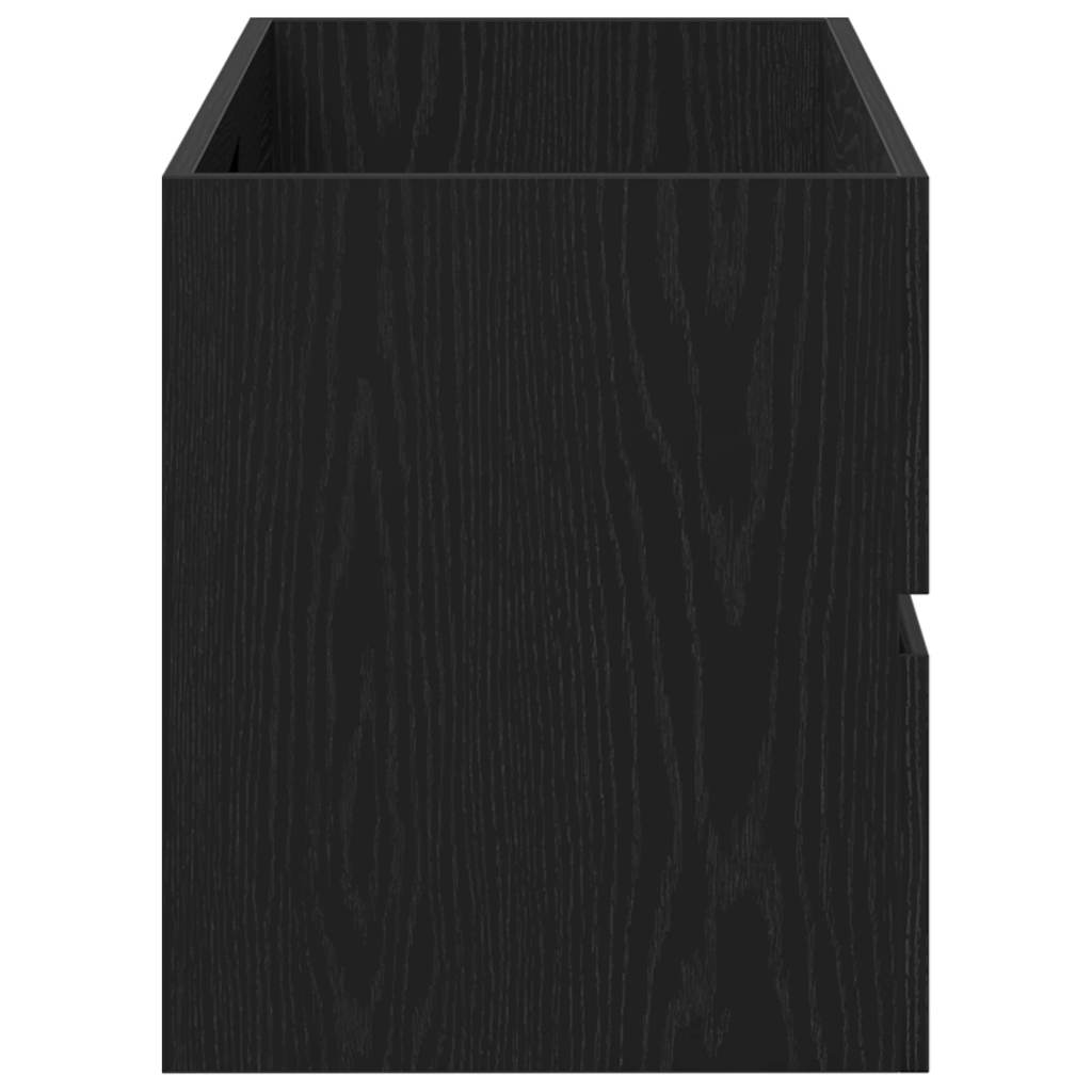Mobile Lavabo Rovere Nero 100x38,5x45 cm Legno Multistrato | homemem39
