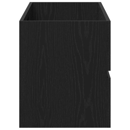 Mobile Lavabo Rovere Nero 100x38,5x45 cm Legno Multistrato