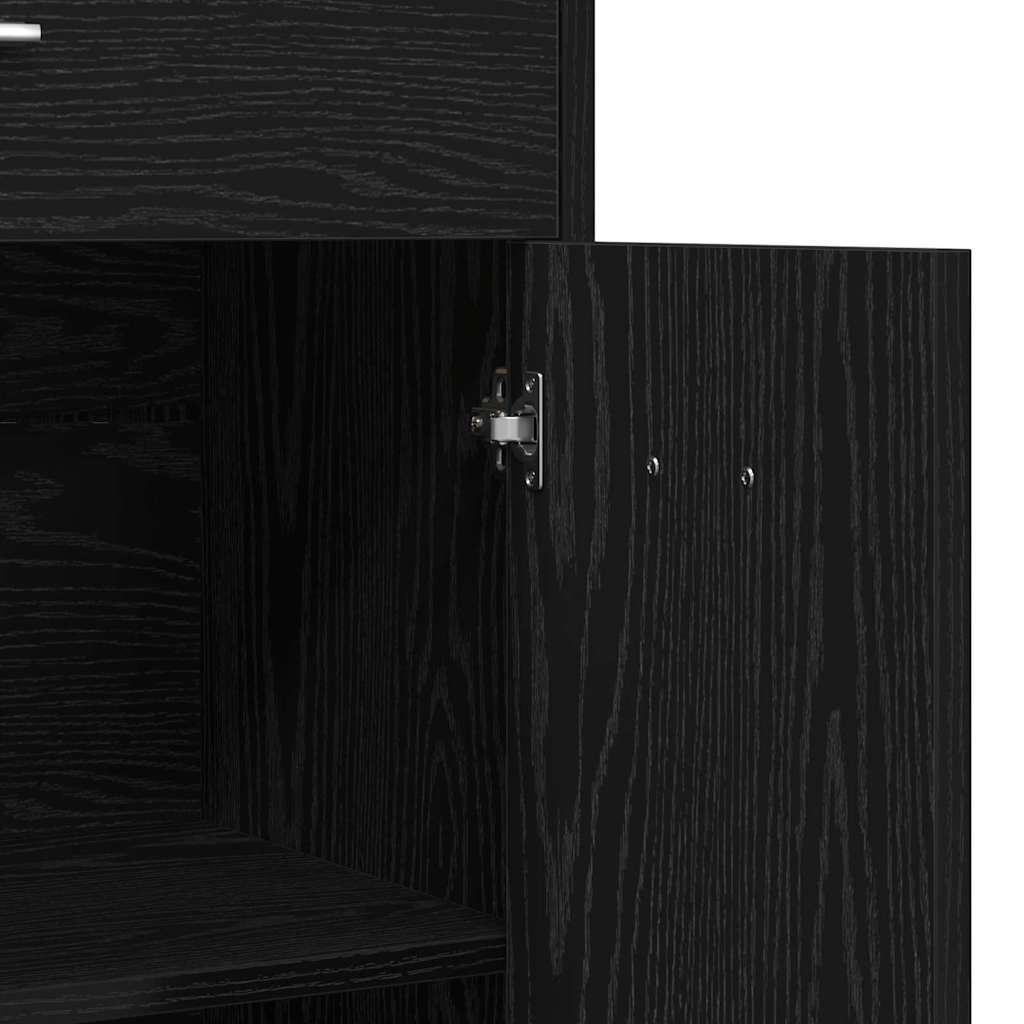 Mobile da Bagno Rovere Nero 60 x 33 x 80 cm | homemem39