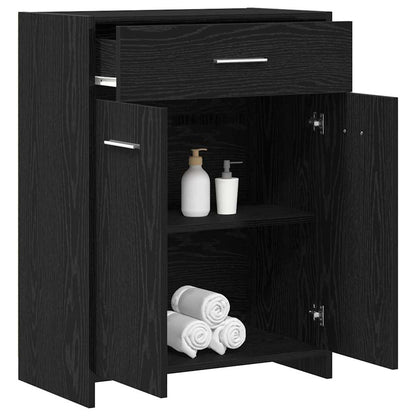 Mobile da Bagno Rovere Nero 60 x 33 x 80 cm | homemem39