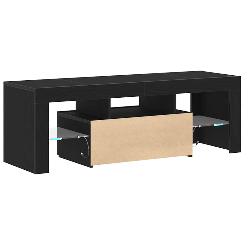 Mobile TV Rovere Nero 120 x 35 x 40 cm Legno multistrato