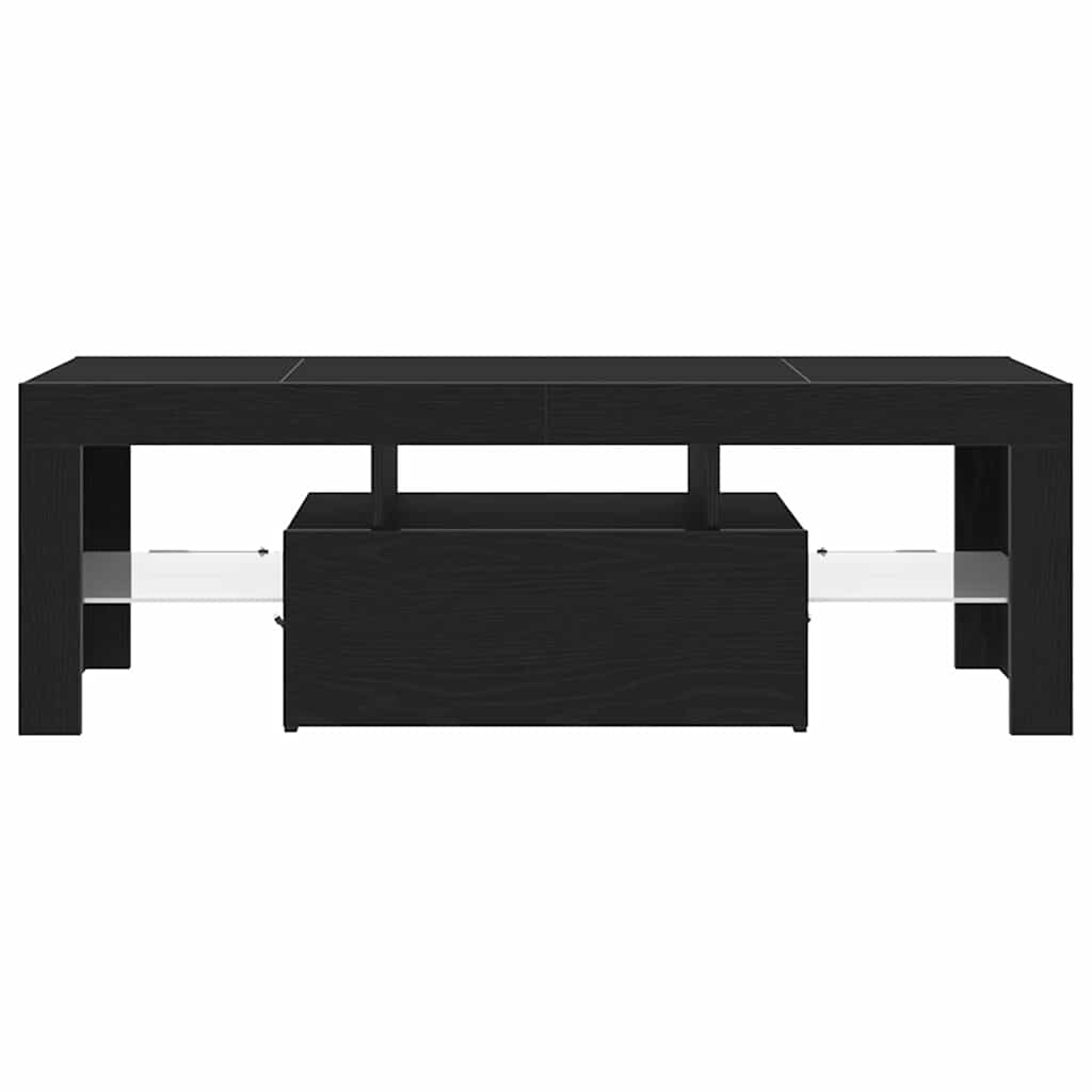 Mobile TV Rovere Nero 120 x 35 x 40 cm Legno multistrato