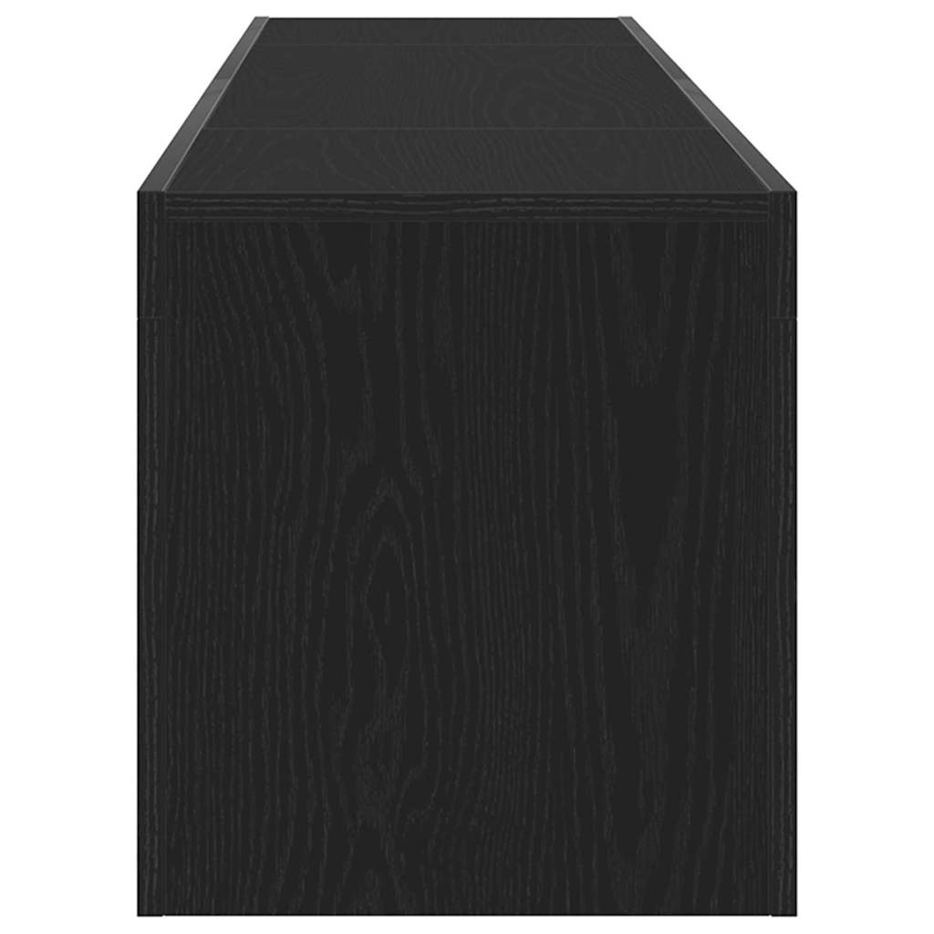 Mobile TV Rovere Nero 120 x 35 x 40 cm Legno multistrato