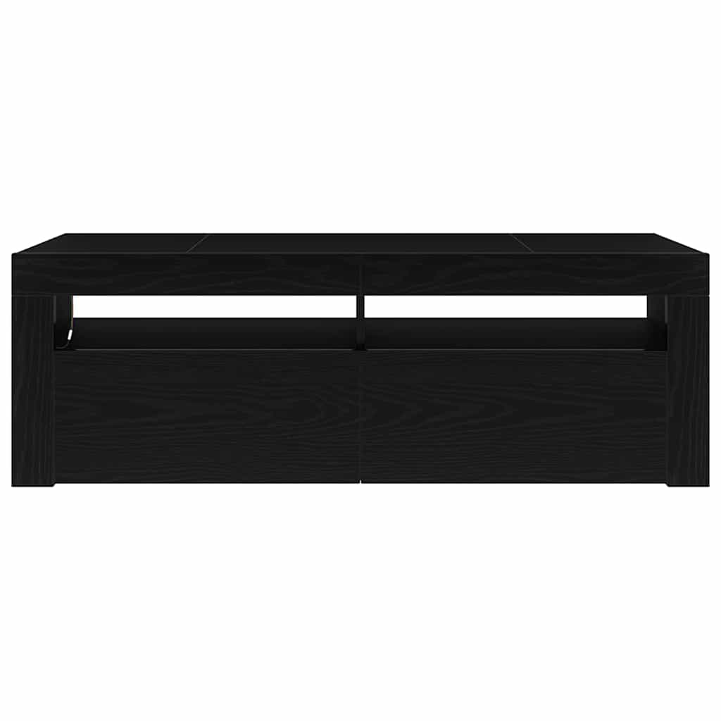 Mobile TV Rovere Nero 120 x 35 x 40 cm Legno multistrato