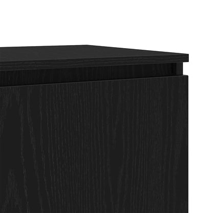 Mobile TV Rovere Nero 140 x 38,5 x 36 cm Legno multistrato