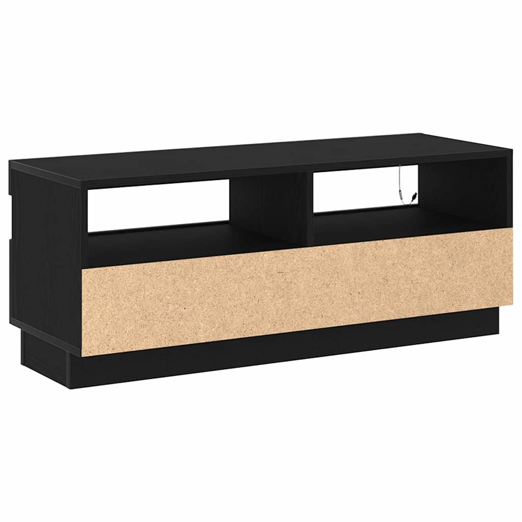 Mobile TV Rovere Nero 100 x 35 x 40 cm Legno multistrato