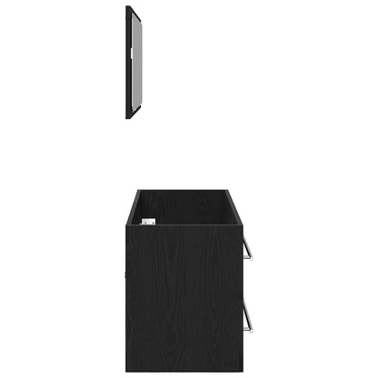 Mobile Lavabo Rovere Nero 90 x 45 x 1.5 cm Legno ingegnerizzato | homemem39