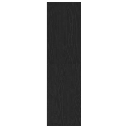 Mobile TV da Parete Rovere Nero 30,5 x 30 x 110 cm