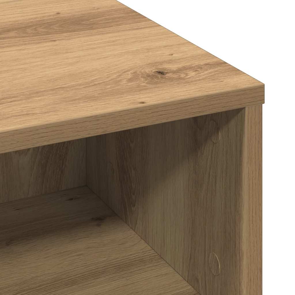 Tavolino da salotto Rovere artigianale 60 x 60 x 30 cm | homemem39
